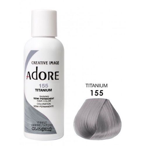 Adore Semi Permanent Hair colour - Titanium-155