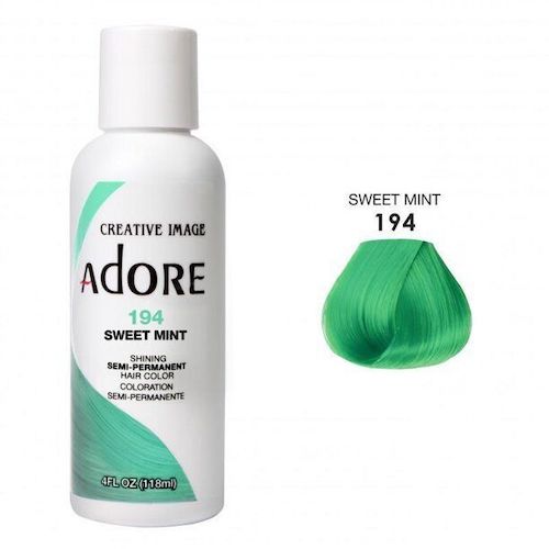 Adore Semi Permanent Hair colour-194 Sweet Mint-4oz / 118ML