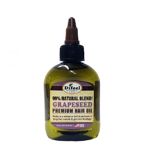 DIFEEL: PREMIUM HAIR OIL - GRAPESEED OIL 75ML