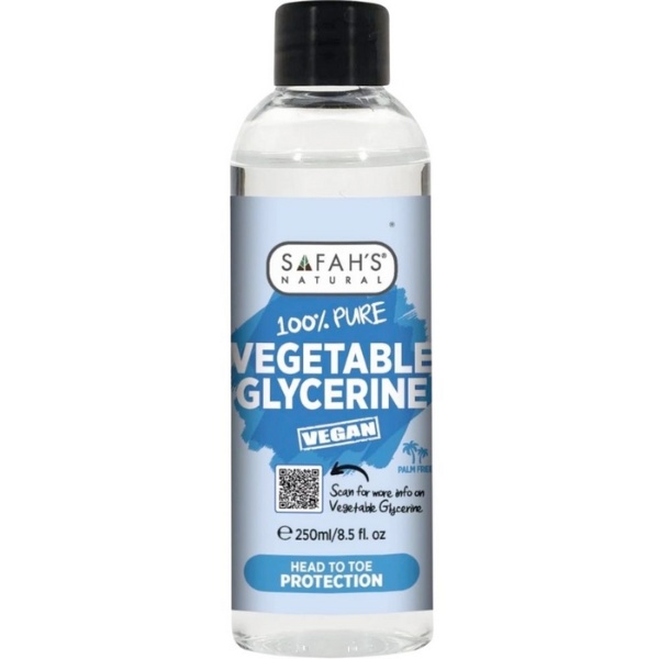 SAFAH'S NATURAL PURE VEGETABLE GLYCERINE - 250ml