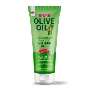 Ors Olive Oil Fix-It Grip Gel Infused With Castor Oil For Strengthening & Hairline Maintenance Ultra Hold (5.0 Oz) / 150ML
