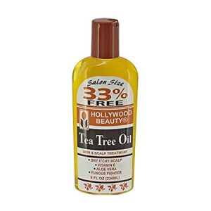 Hollywood Beauty Oil Skin & Scalp Treatment Yellow Tea Tree 8 Fl Oz