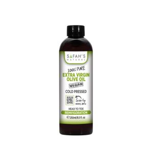 Safah's natural Cold pressed 100% pure Extra Virgin Olive oil
