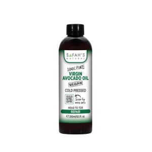 Safah's natural Cold pressed 100% pure Virgin Avocado oil