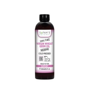 Safah's natural Cold pressed 100% pure Virgin Wheat Germ Oil