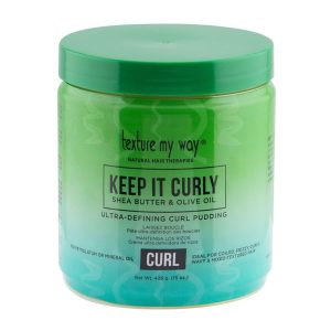 Texture My Way Keep It Curly Ultra Defining Curl Pudding Green 15 Fl Oz