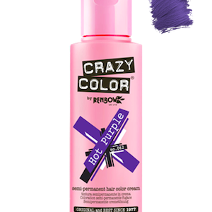 Semi-Permanent Hot Purple Hair Dye Crazy Colour (NO.62)