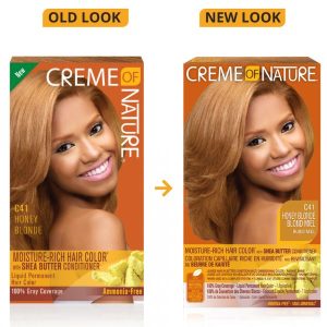 Creme of Nature Moisture Rich Hair Color with Shea Butter Conditioner C41 Honey Blonde