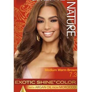 Creme Of Nature Exotic Shine Colour With Argan Oil From Morocco 7.3 Medium Warm Brown