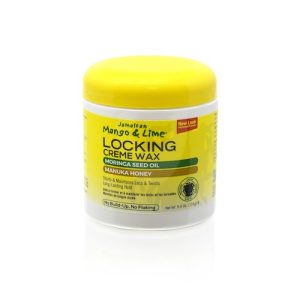 Jamaican Mango and Lime Paraben-Free Locking Crème Wax to start and maintain locks, twists and braids 5.5 OZ