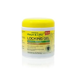Jamaican Mango and Lime Petrolatum and Paraben-Free Locking Gel to start and maintain locks, twists and braids 6 OZ