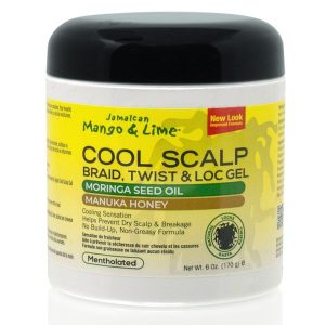 Jamaican Mango & Lime No More Itch Cool Scalp Braid, Twist & Loc Gel 6 OZ