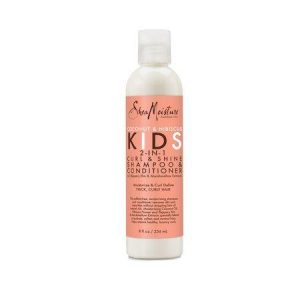 Shea Moisture Coconut & Hibiscus Kids 2 In 1 Curl & Shine Shampoo & Conditioner (8.Oz)