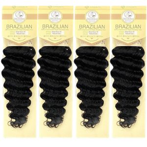 DM  Deep Wave 100% Unprocessed Virgin Brazilian Hair 10"-26" Long