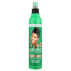 Sof N Free Black Castor Oil Anti-Dandruff Afro Spray (350ml)