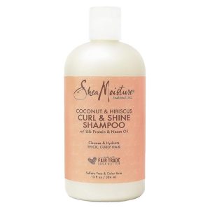 Shea Moisture Coconut & Hibiscus Curl & Shine Shampoo (13.Oz)