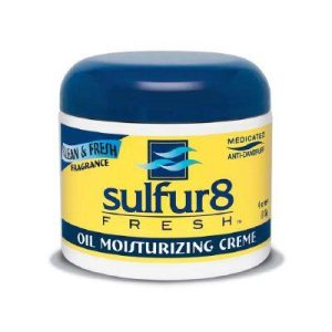 Sulfur 8 Fresh Medicated Anti-Dandruff Oil Moisturizing Creme(4.Oz)