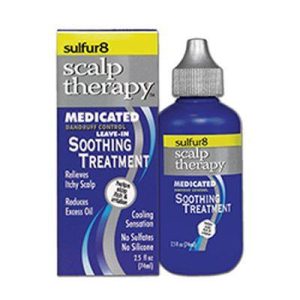 Sulfur 8 Medicated Leave-In Dandruff Control Soothing Treatment (2.5Oz)