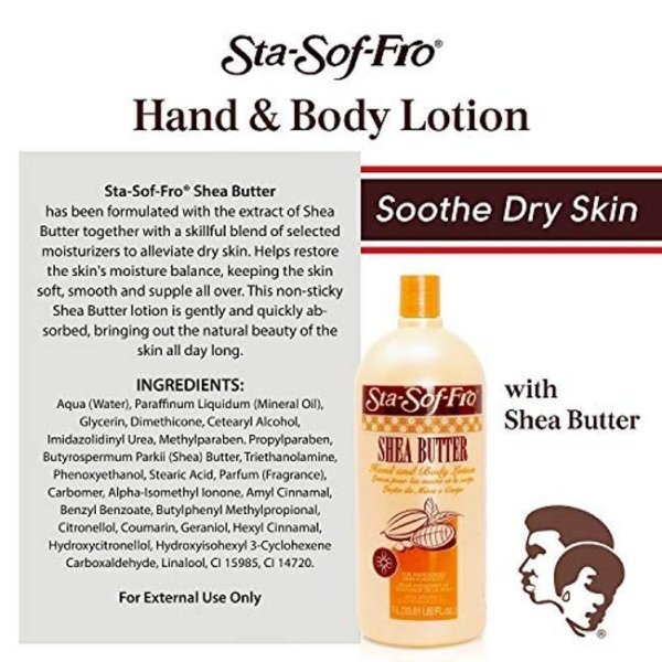 STA SOF FRO SHEA BUTTER HAND AND BODY LOTION (2)