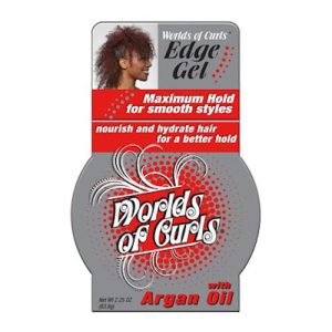 World Of Curls Edge Gel with Argan Oil (2.25Oz)