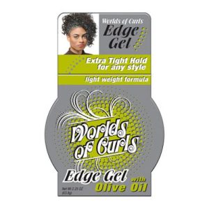 World Of Curls Edge Gel with Olive Oil(2.25Oz)