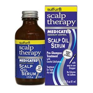 Sulfur 8 Medicated Dandruff Control Scalp Oil Serum (2.75Oz)