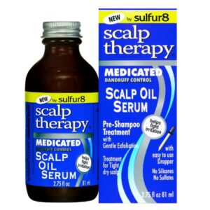 Sulfur 8 Medicated Dandruff Control Scalp Oil Serum 2.75oz / 81ml