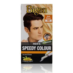Bigen Men's Speedy Colour-103 Dark Brown
