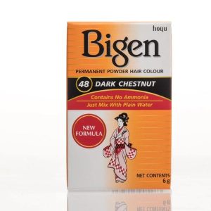 Bigen Permanent Powder Hair Color-48 Dark Chestnut 6g