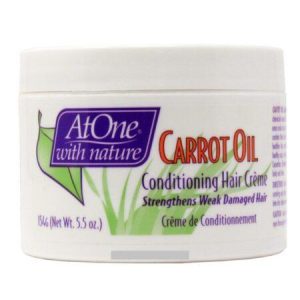 At One With Nature-Carrot Oil Conditioning Carrot Hair Creme 5.5oz