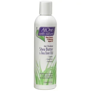 At One With Nature-Shea Butter & Tea Tree Oil Moisturizer 237ml