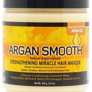 Argan Smooth-Strengthening Miracle Hair Masque 15oz