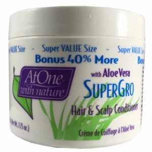 At One With Nature-Super Gro Hair & Scalp Conditioner 7.75oz