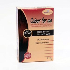 Colour For Me Permanent Powder Hair Colour 2 Dark Brown