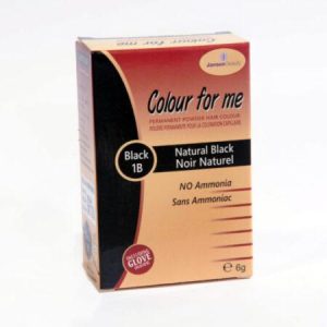 Colour For Me Permanent Powder Hair Colour 1B Natural Black