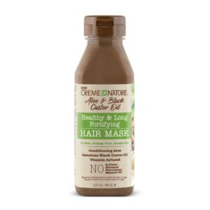 Creme of Nature Aloe & Black Castor Oil Healthy & Long Fortifying Hair Mask 11.5 oz.