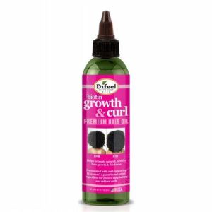DIFEEL: GROWTH & CURL BIOTIN PREMIUM HAIR OIL 8OZ