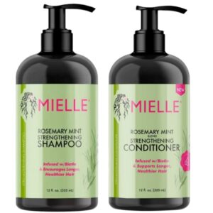 Mielle Rosemary Mint Strengthening Shampoo & Conditioner 12oz / 354mL