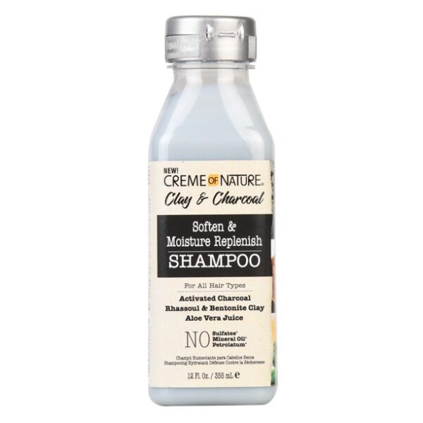 Creme of Nature Clay & Charcoal Soften & Moisture Replenish Shampoo