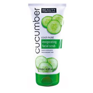 Beauty Formulas Cucumber Invigorating Facial Scrub 150ML