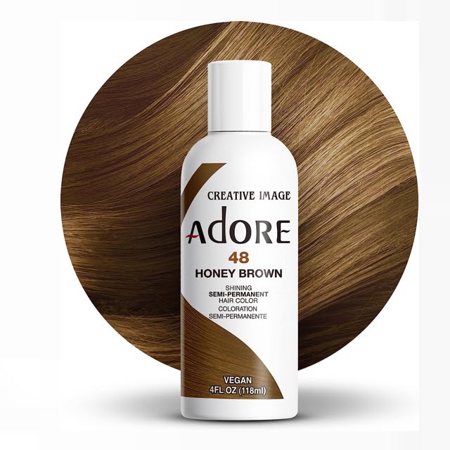 Adore Semi Permanent Hair Color 48 Honey Brown 4 fl. oz. XPRESSION MCR