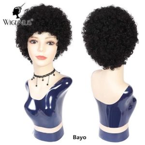 DRESSMAKER 100% Pure Human Hair Short Curly Wig - (BAYO)