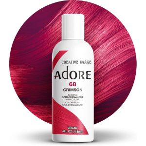 Adore Semi Permanent Hair colour-68 Crimson