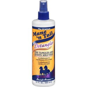 Mane N Tail Detangler Spray Tangles & Knots Solution - 12Oz