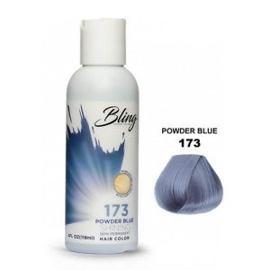 BLING COLOR SEMI PERMANENT HAIR DYE 118ml - 173 Powder Blue
