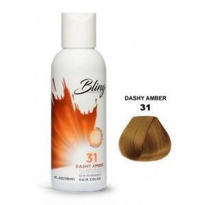 BLING COLOR SEMI PERMANENT HAIR DYE 118ml - 31 Dashy Amber