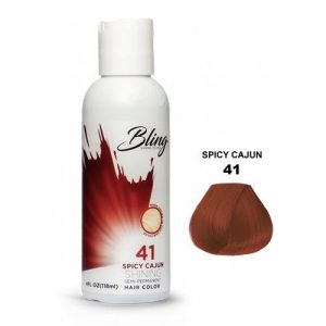 BLING COLOR SEMI PERMANENT HAIR DYE 118ml - 41 Spicy Cajun