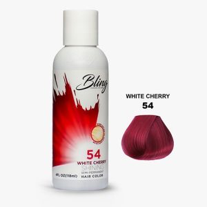 BLING COLOR SEMI PERMANENT HAIR DYE 118ml - 54 White Cherry