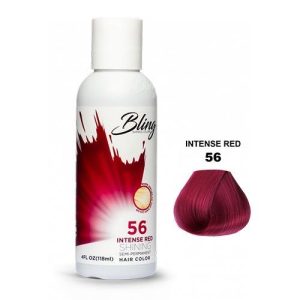 BLING COLOR SEMI PERMANENT HAIR DYE 118ml - 56 Intense Red