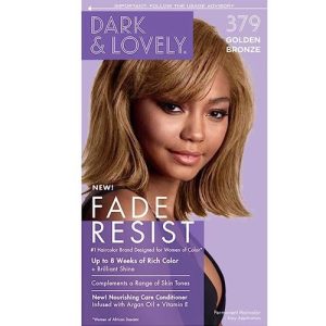 Dark & Lovely Fade Resist Permanent Hair Colour- 379 [Golden Bronze]